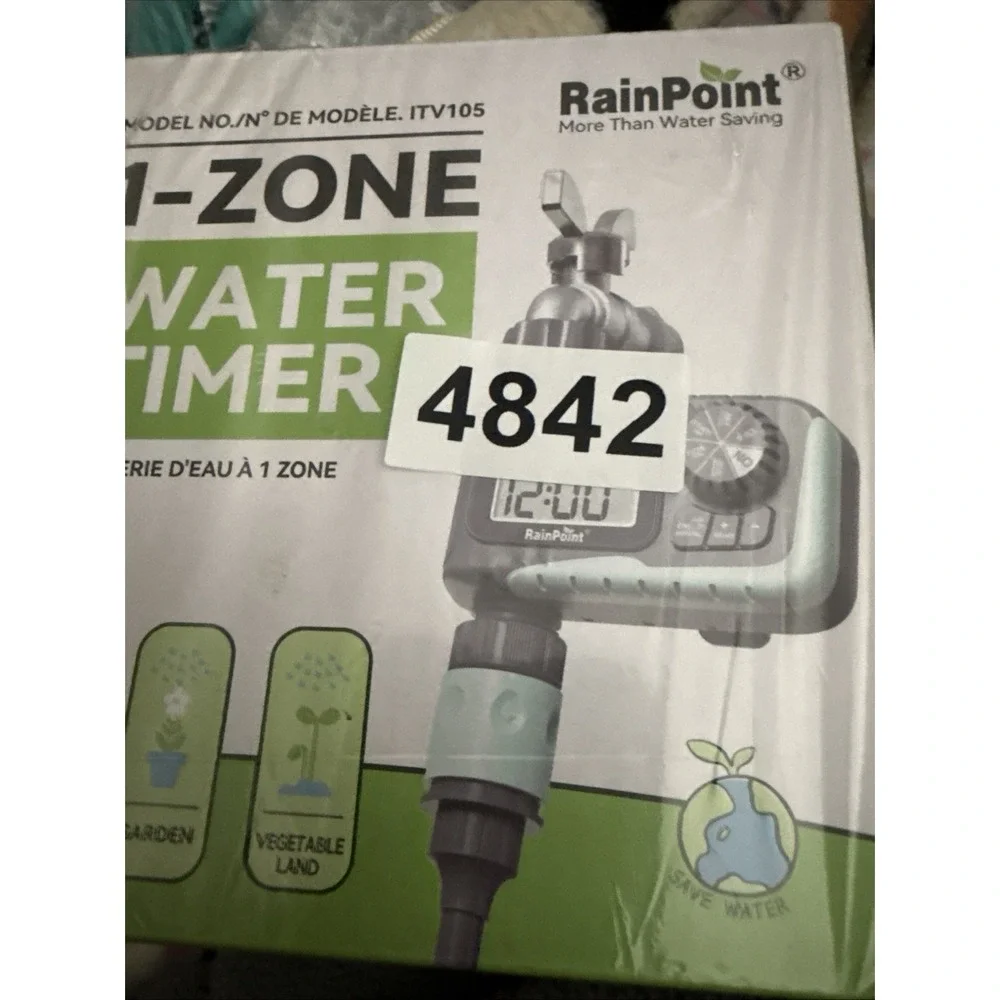 RainPoint‎ Programmable 1-Zone Water Timer - Model Number ITV105